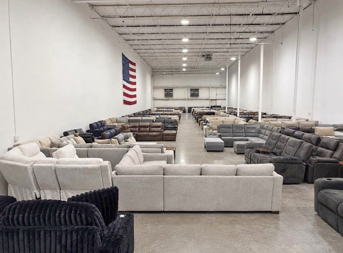 Stockwell Furniture warehouse showroom in Melbourne, FL